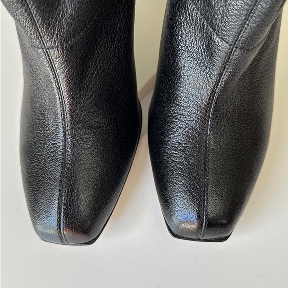 Cole Haan Gali Ruched Leather Boot Slouchy Elastic Top Nike Air Technology EUC - Picture 4 of 16